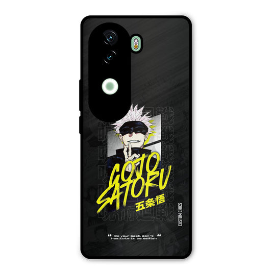 Gojo Sataru iQOO Z9s Mobile Back Cover - Anime PrintShield Case