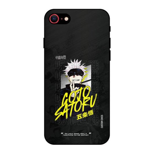 Gojo Sataru iPhone SE 2020 Mobile Back Cover - Anime PrintShield Case