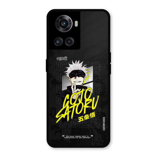 Gojo Sataru OnePlus 10R Mobile Back Cover - Anime PrintShield Case