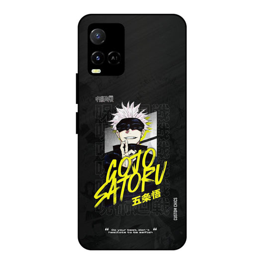 Gojo Sataru Vivo Y33s Mobile Back Cover - Anime PrintShield Case