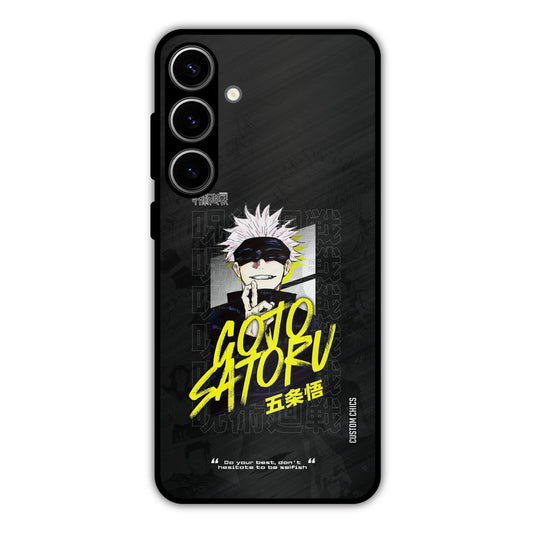 Gojo Sataru Samsung Galaxy S24 Plus Mobile Back Cover - Anime PrintShield Case
