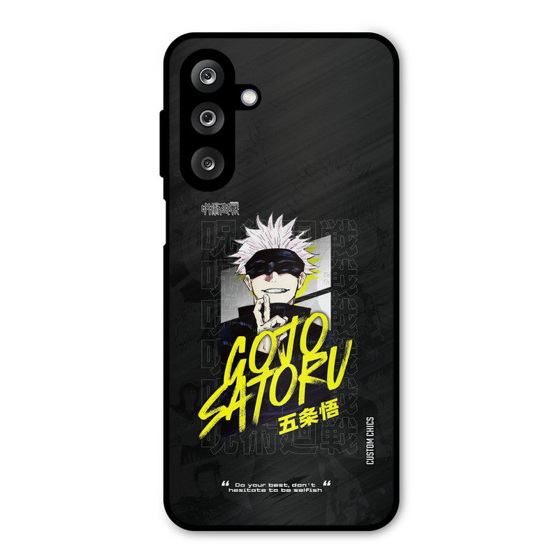 Gojo Sataru Samsung Galaxy M36 Mobile Back Cover - Anime PrintShield Case