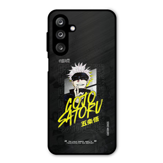 Gojo Sataru Samsung Galaxy M36 Mobile Back Cover - Anime PrintShield Case