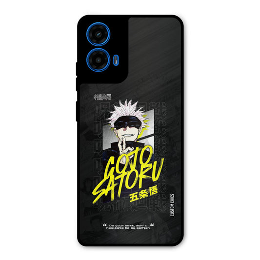 Gojo Sataru Moto G45 Mobile Back Cover - Anime PrintShield Case