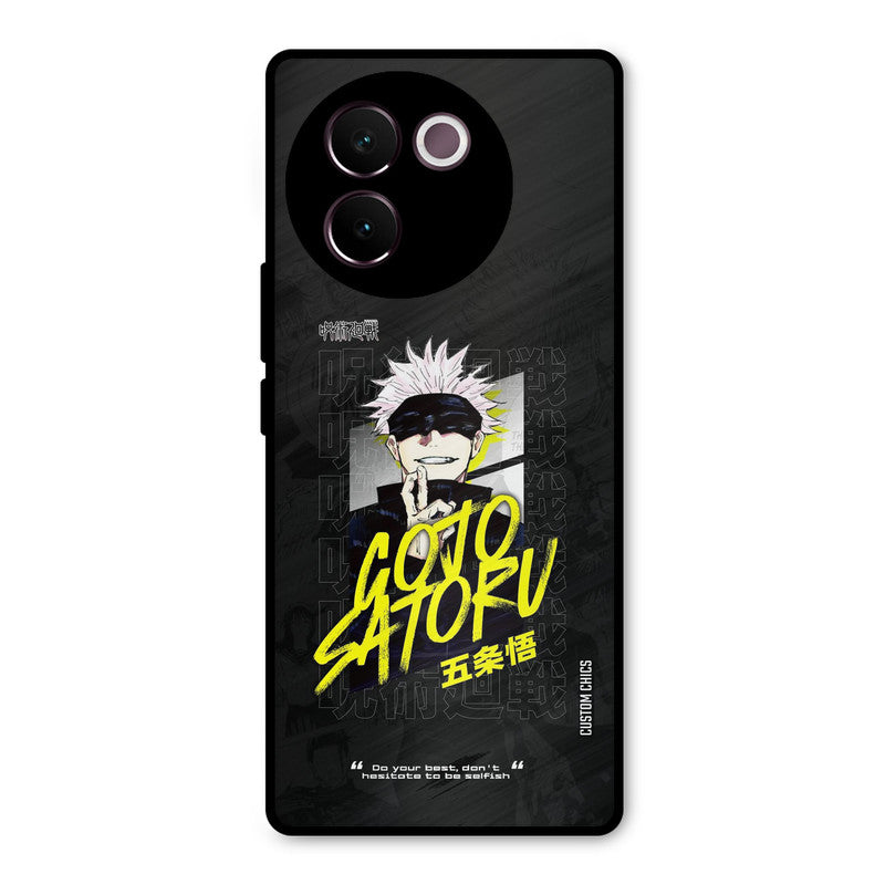 Gojo Sataru Vivo V30e Mobile Back Cover - Anime PrintShield Case