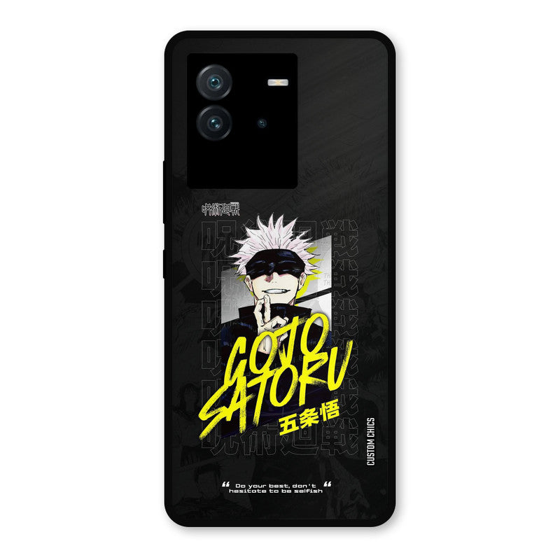 Gojo Sataru iQoo Neo 6 Mobile Back Cover - Anime PrintShield Case