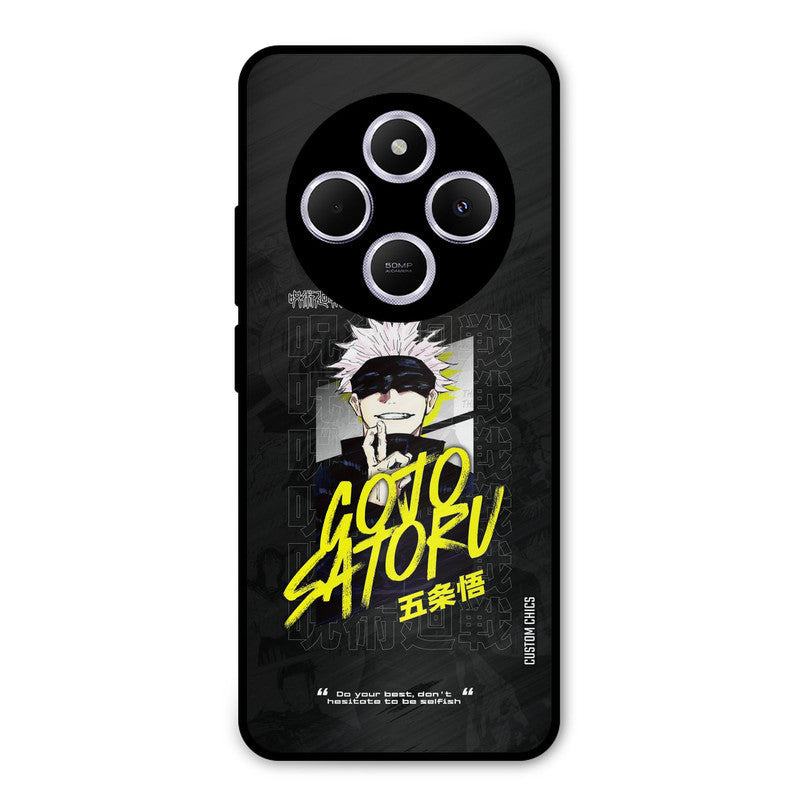 Gojo Sataru Poco M7 Mobile Back Cover - Anime PrintShield Case