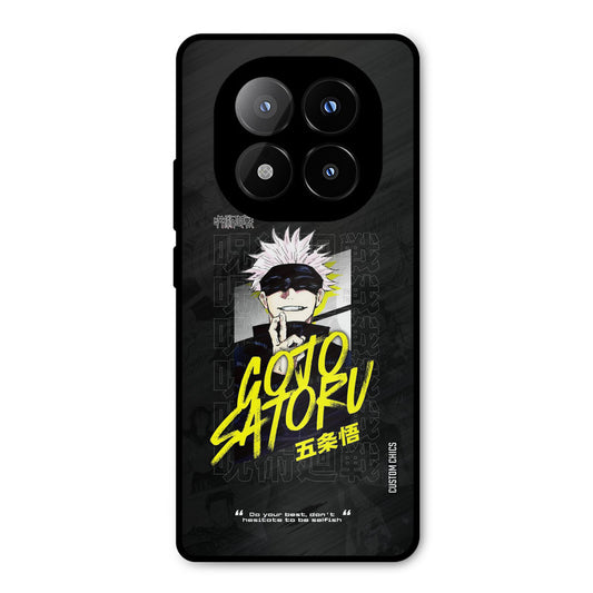 Gojo Sataru Redmi Note 14 Pro Plus 5G Mobile Back Cover - Anime PrintShield Case