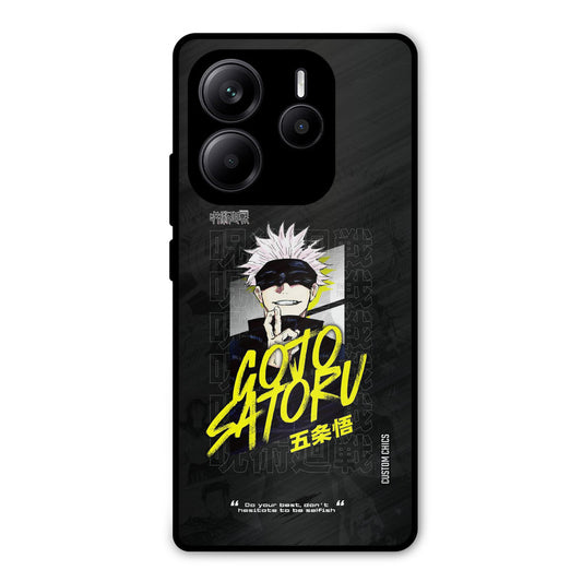 Gojo Sataru Redmi Note 14 Mobile Back Cover - Anime PrintShield Case