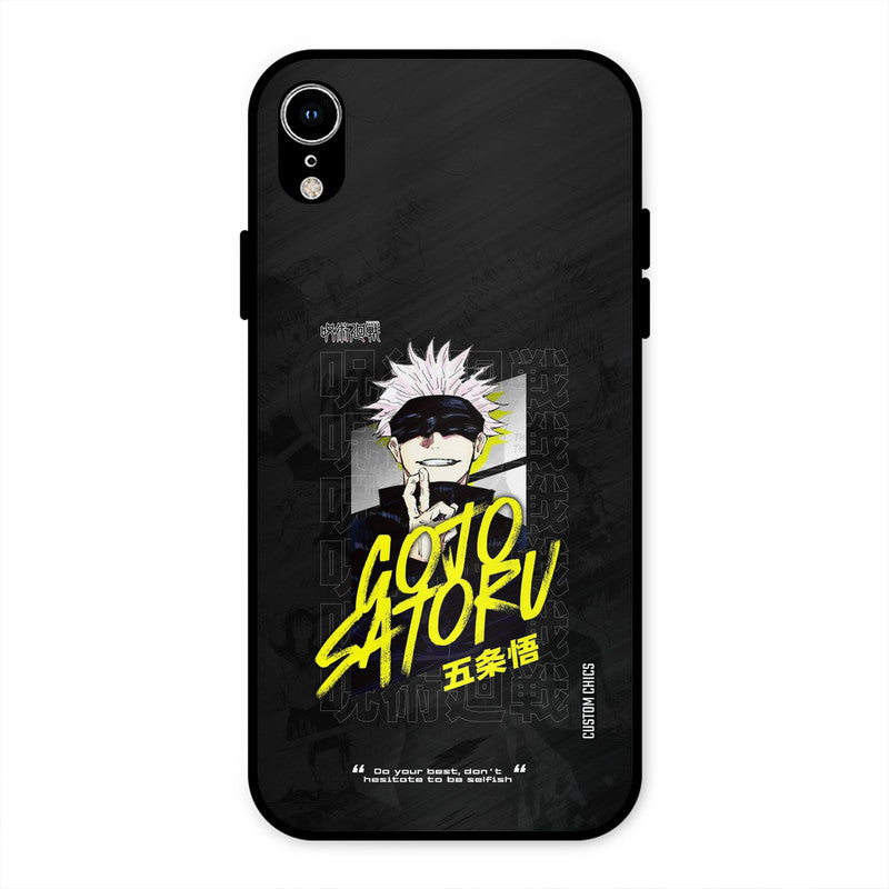 Gojo Sataru iPhone XR Mobile Back Cover - Anime PrintShield Case