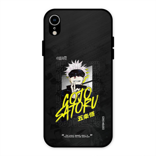 Gojo Sataru iPhone XR Mobile Back Cover - Anime PrintShield Case