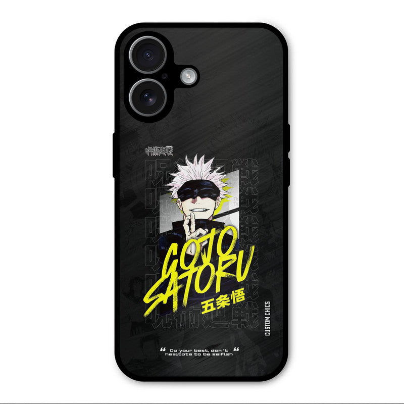 Gojo Sataru iPhone 17 Mobile Back Cover - Anime PrintShield Case