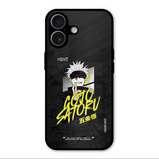 Gojo Sataru iPhone 17 Mobile Back Cover - Anime PrintShield Case