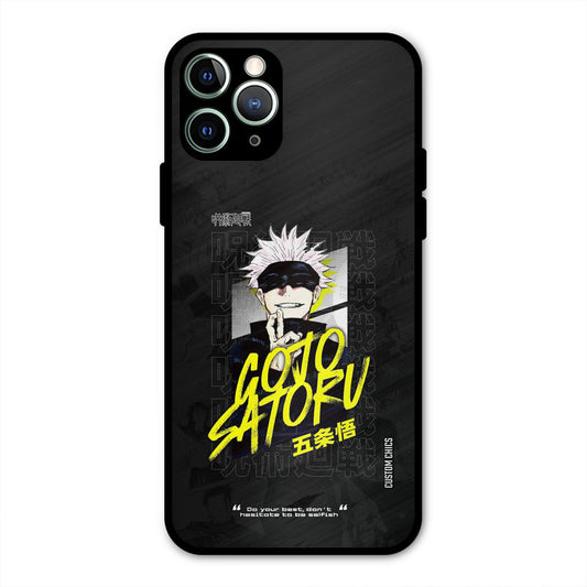 Gojo Sataru iPhone 11 Pro Max Mobile Back Cover - Anime PrintShield Case