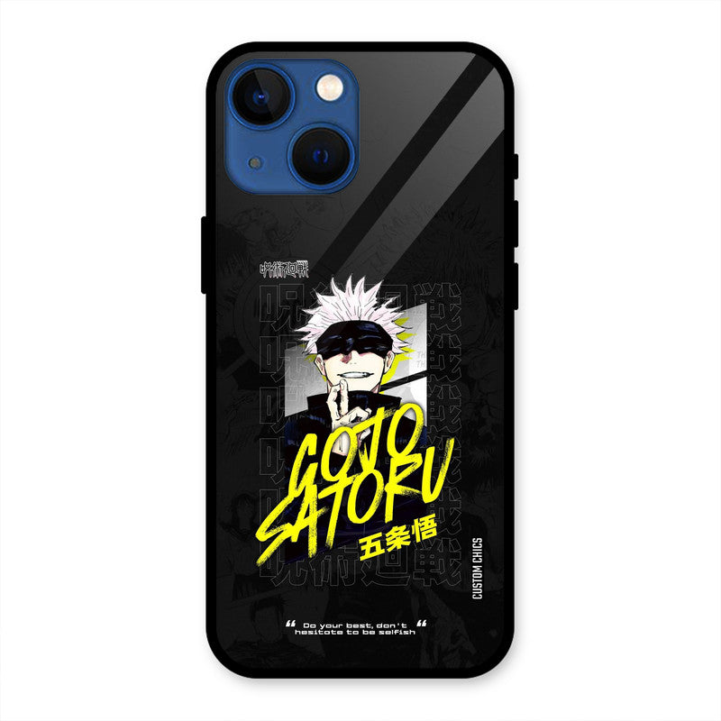 Gojo Sataru iPhone 13 Mini Mobile Back Cover - Anime PrintShield Case