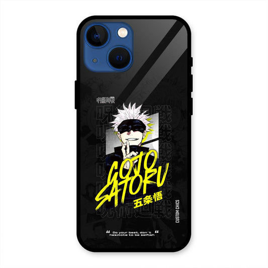 Gojo Sataru iPhone 13 Mini Mobile Back Cover - Anime PrintShield Case