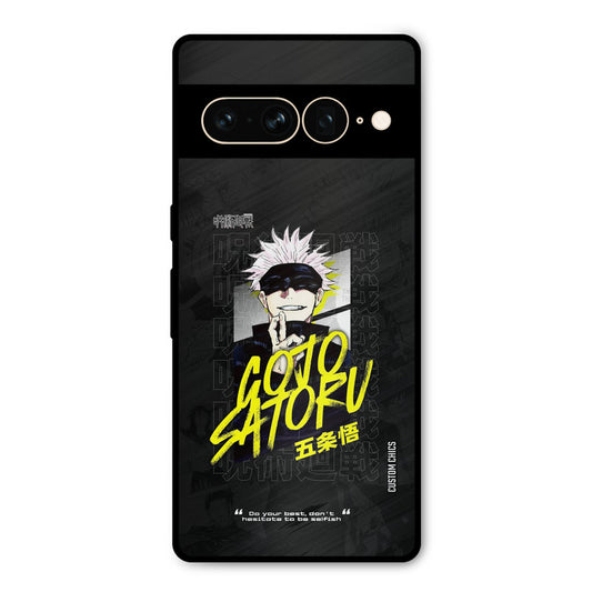 Gojo Sataru Google Pixel 7 Pro Mobile Back Cover - Anime PrintShield Case