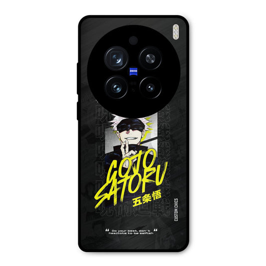 Gojo Sataru Vivo X200 Pro Mobile Back Cover - Anime PrintShield Case