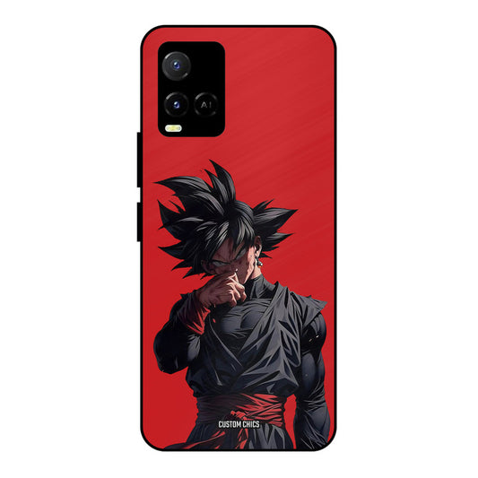 Goku Black Vivo Y33s Mobile Back Cover - Anime PrintShield Case