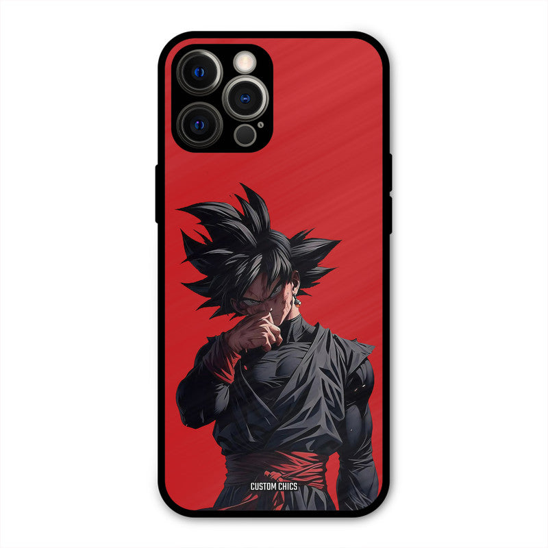 Goku Black iPhone 12 Pro Max Mobile Back Cover - Anime PrintShield Case