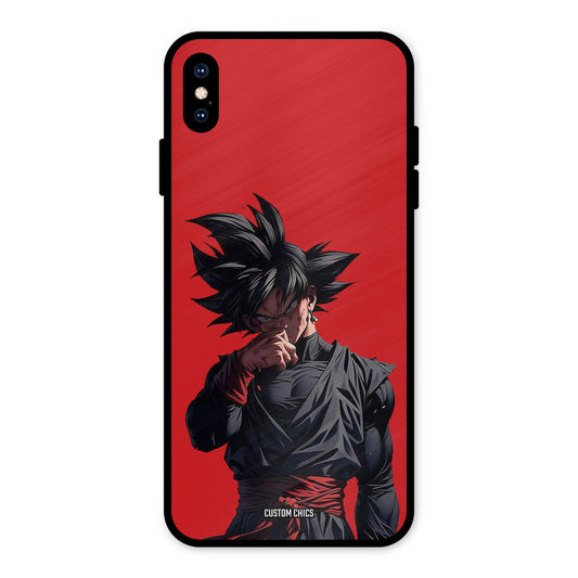 Goku Black iPhone XS Max Mobile Back Cover - Anime PrintShield Case