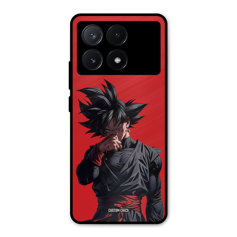 Goku Black Poco X6 Pro Mobile Back Cover - Anime PrintShield Case