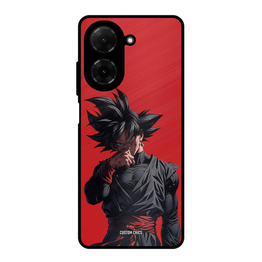 Goku Black Poco C71 Mobile Back Cover - Anime PrintShield Case