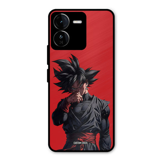 Goku Black iQOO Z9 Mobile Back Cover - Anime PrintShield Case
