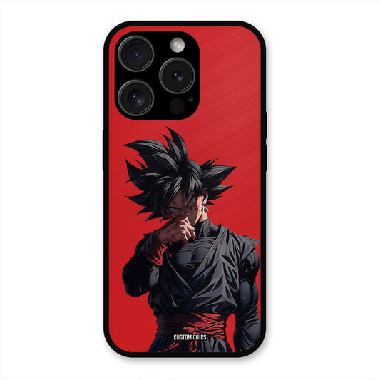 Goku Black iPhone 15 Pro Max Mobile Back Cover - Anime PrintShield Case