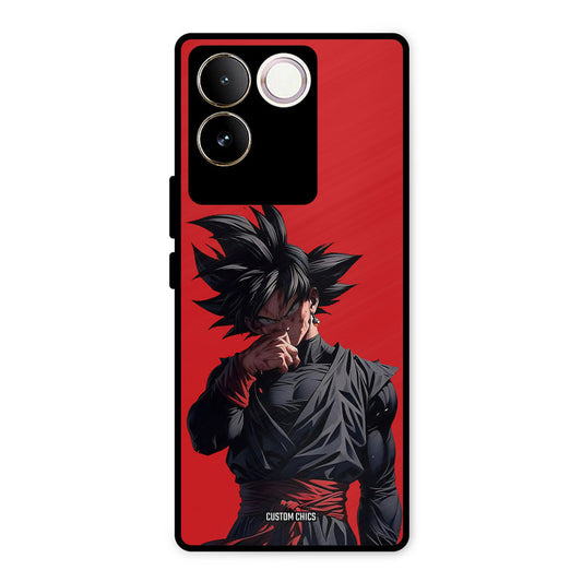 Goku Black iQOO Z7 Pro Mobile Back Cover - Anime PrintShield Case