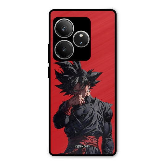 Goku Black Realme GT 6 Mobile Back Cover - Anime PrintShield Case