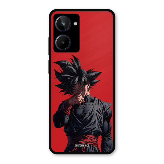 Goku Black Realme 10 Mobile Back Cover - Anime PrintShield Case