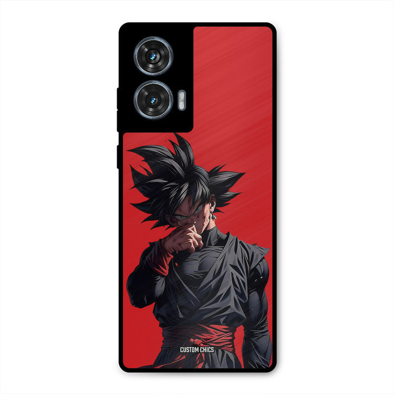 Goku Black Moto G96 Mobile Back Cover - Anime PrintShield Case