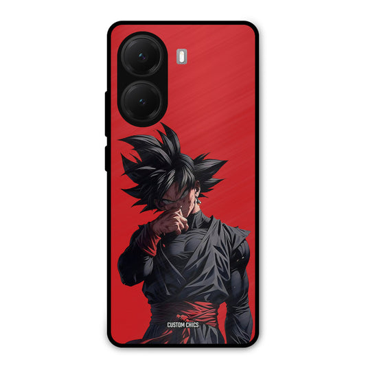 Goku Black Poco X7 Pro Mobile Back Cover - Anime PrintShield Case
