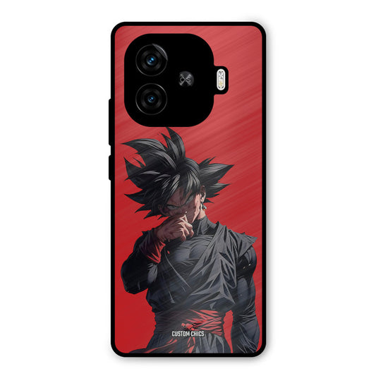 Goku Black iQoo Z9 Turbo Mobile Back Cover - Anime PrintShield Case