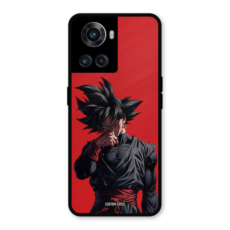 Goku Black OnePlus 10R Mobile Back Cover - Anime PrintShield Case