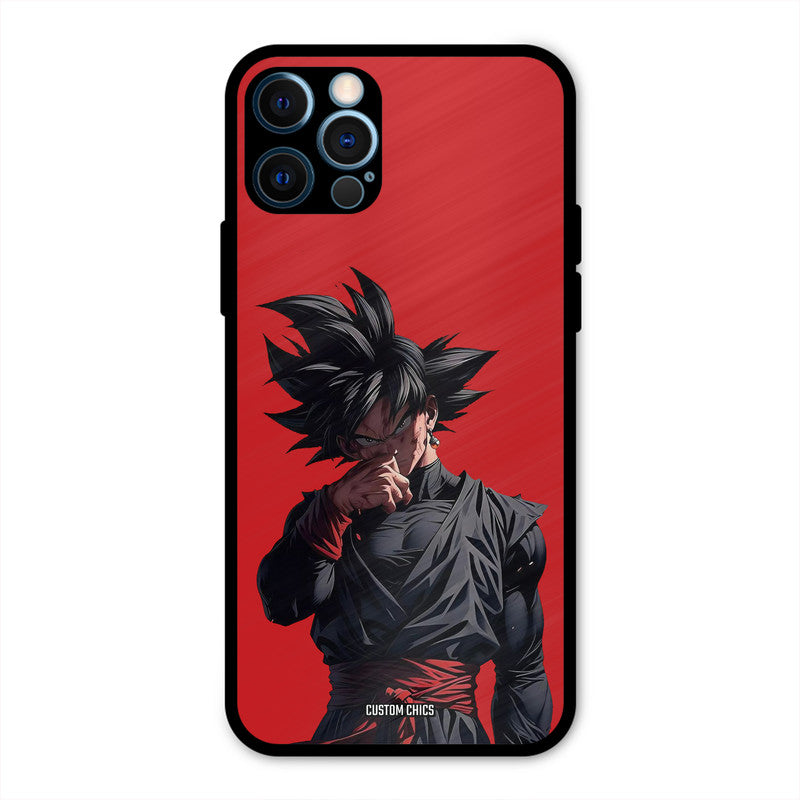 Goku Black iPhone 12 Pro Mobile Back Cover - Anime PrintShield Case