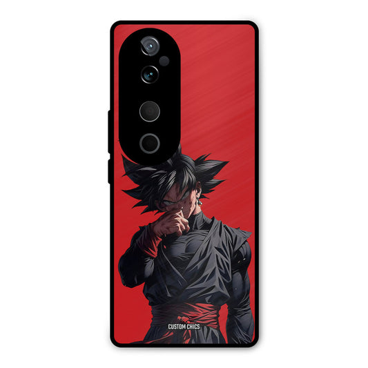Goku Black Vivo V40 Mobile Back Cover - Anime PrintShield Case