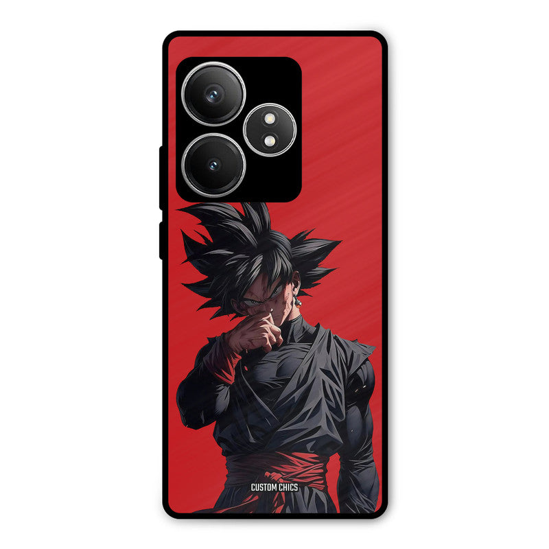 Goku Black Realme GT 6T Mobile Back Cover - Anime PrintShield Case