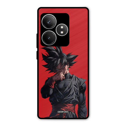 Goku Black Realme GT 6T Mobile Back Cover - Anime PrintShield Case