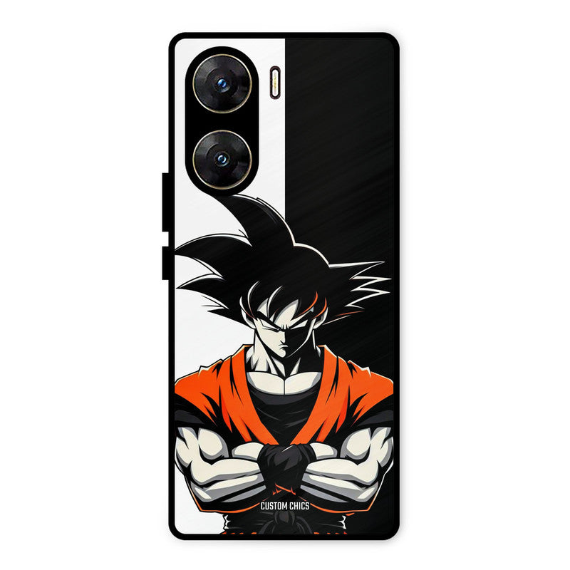 Goku Rage Vivo V29e Mobile Back Cover - Anime PrintShield Case