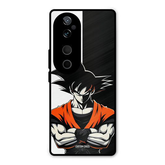 Goku Rage Vivo V40 Mobile Back Cover - Anime PrintShield Case