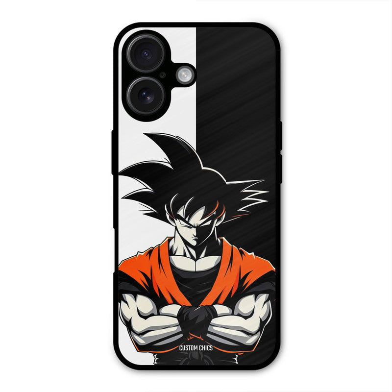 Goku Rage iPhone 16 Plus Mobile Back Cover - Anime PrintShield Case