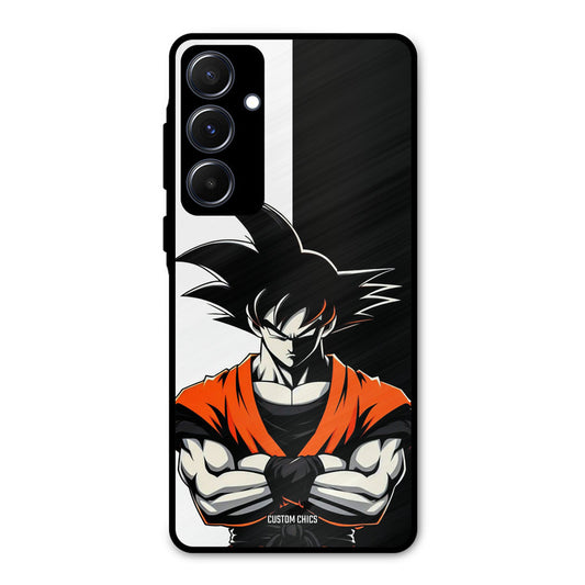 Goku Rage Samsung Galaxy A55 5G Mobile Back Cover - Anime PrintShield Case