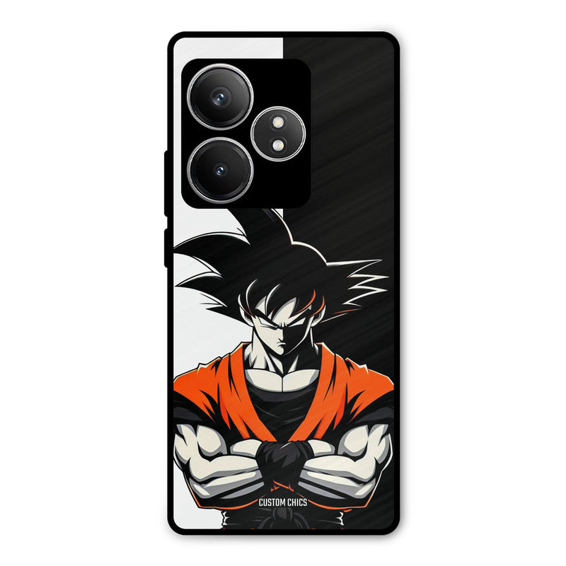 Goku Rage Realme GT 6T Mobile Back Cover - Anime PrintShield Case