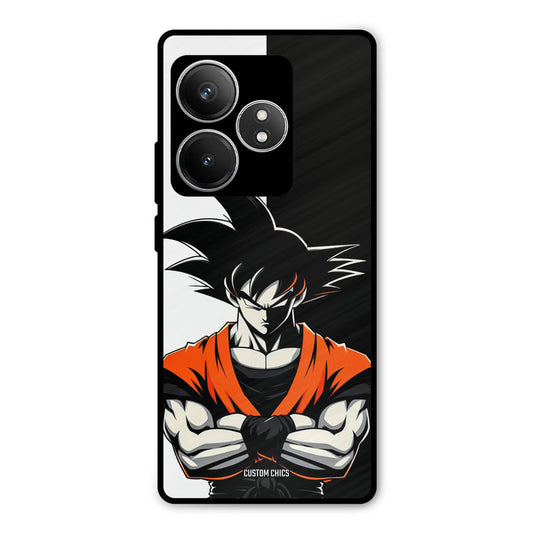 Goku Rage Realme GT 6T Mobile Back Cover - Anime PrintShield Case