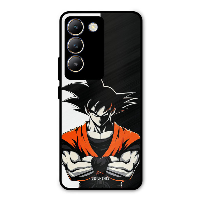 Goku Rage Vivo Y200e Mobile Back Cover - Anime PrintShield Case