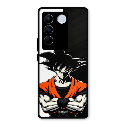 Goku Rage Vivo V27 Pro Mobile Back Cover - Anime PrintShield Case
