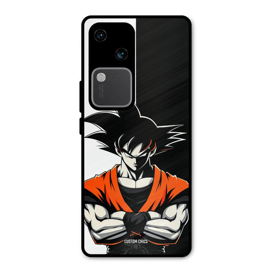 Goku Rage Vivo V30 Mobile Back Cover - Anime PrintShield Case