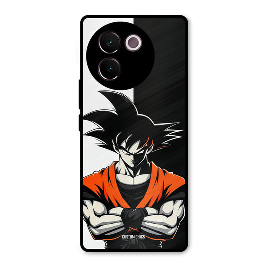 Goku Rage Vivo V30e Mobile Back Cover - Anime PrintShield Case